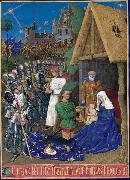 Jean Fouquet a represente le roi Charles VII en roi mage Jean Fouquet